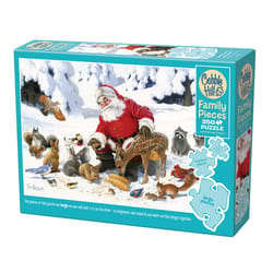 Cobble Hill Santa Claus And Friends Jigsaw Puzzle 350 pc