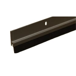 Randall Black/Brown Aluminum/Polypropylene Door Sweep 1 pc