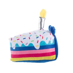 Pet Shop by Fringe Studio Multicolored Plush Cake It Easy Dog Toy 1 pk
