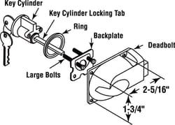 Prime-Line Diecast Deadbolt Lock