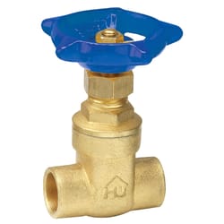 Homewerks 1/2 in. Sweat X 1/2 in. Sweat Brass Stop Valve