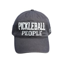 Pavilion We People Pickleball People Baseball Cap Dark Gray One Size Fits Most