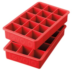 Tovolo Red Silicone Ice Cube Tray