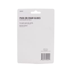 Projex Gray 1-1/2 in. Push-On Polymer Chair Glide 4 pk