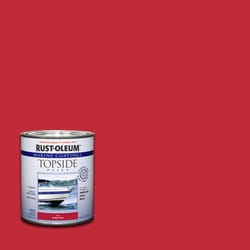 Rust-Oleum Marine Coatings Outdoor Gloss Bright Red Marine Topside Paint 1 qt