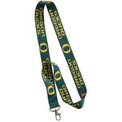 HILLMAN NCAA Polyester Multicolored Coined-Edge Split Lanyard