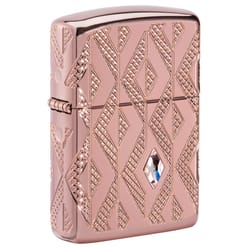 Zippo Pink Geometric Diamond Pattern Lighter 1 pk