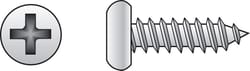HILLMAN No. 14 Ga. X 3/4 in. L Phillips Pan Head Sheet Metal Screws 100 pk