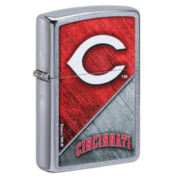 Zippo Silver Cincinnati Reds Lighter 1 pk