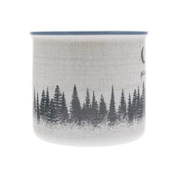 Pavilion Wild Woods Lodge 17 oz Cream BPA Free Moon and Stars Mug