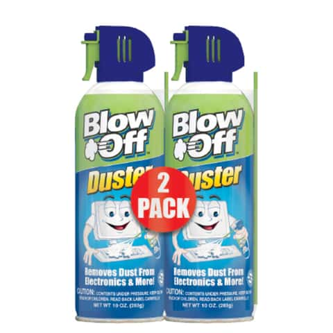 Dust-Off Compressed Gas Dusters, 10 Oz, Pack Of 2