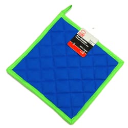 Chef Craft Blue and Green Cotton Pot Holder