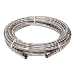 Ace 3/8 in. Compression X 3/8 in. D Compression 30 in. Braided Stainless  Steel Supply Line - Ace Hardware