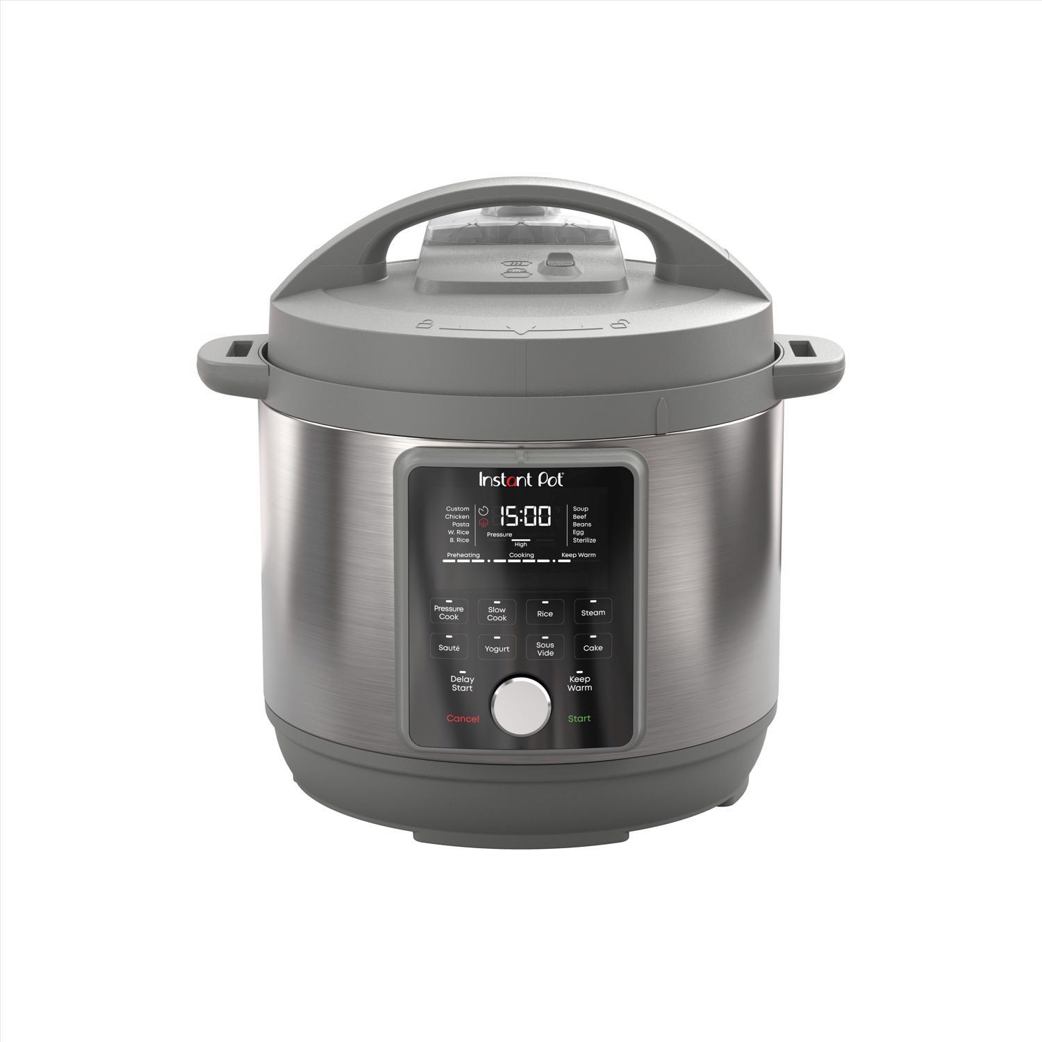 Instant Duo Plus Stainless Steel Digital Pressure Cooker 6 qt Black/Silver