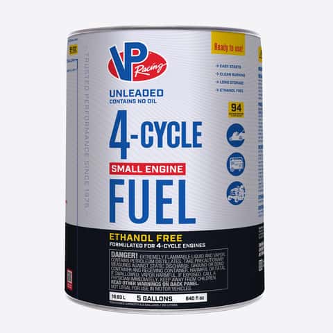 VP Racing 4-Cycle Fuel: Ethanol-Free Small Engine Fuel
