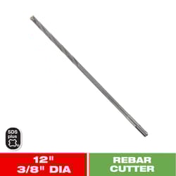 Diablo 3/8 in. X 12 in. L Carbide Rebar Cutter SDS-Plus Shank 1 pk