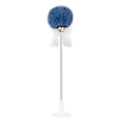 Kikkerland Blue Polyester Kitty Spring Cat Toy 1 pk
