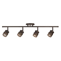 Globe Electric Norris Oil Rubbed Bronze Black 4 lights Halogen Track Light Kit