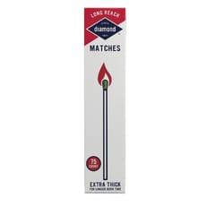 Diamond 10 in. L Long Reach Matches 75 pc