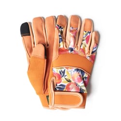 Seed & Sprout S/M Neoprene Southern Sweetness Orange Gardening Gloves
