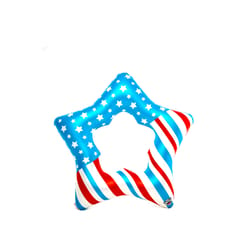 BigMouth Multicolored Vinyl Inflatable Giant Americana Patriotic Star Pool Float