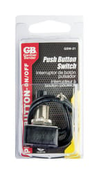 Gardner Bender 10 amps Push Button Switch Black 1 pk