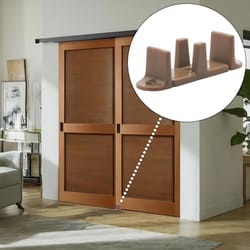 Ace Tan Plastic Door Guide 2 pc