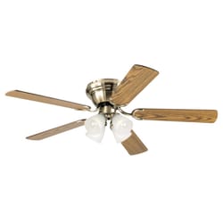 Westinghouse 52 in. Antique Brass Brown LED Indoor Ceiling Fan