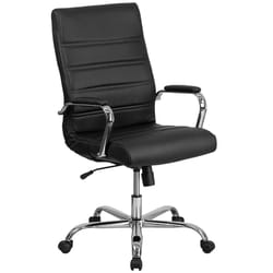 Flash Furniture Black Leather Office Chair