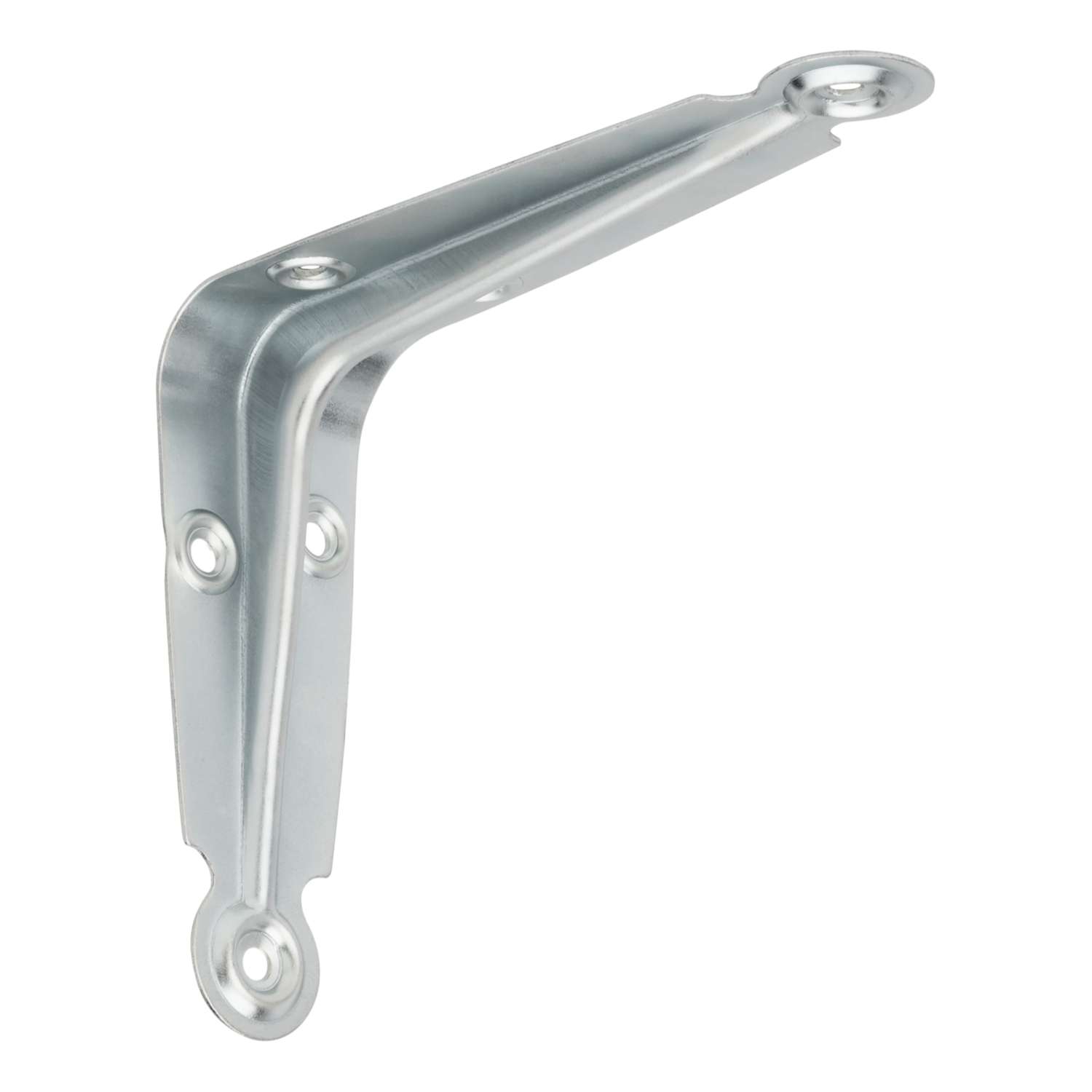 National Hardware Silver Steel Shelf Bracket 5 in. L 10 lb. Ace Hardware