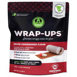 Stashios Wrap-Ups Bacon Cheeseburger Grain Free Pill Pockets For Dogs 2 oz 12 pk