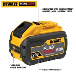 DeWalt 20V-60V MAX FLEXVOLT DCB612 12 Ah Lithium-Ion High Capacity Battery Pack 1 pc