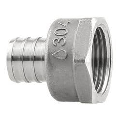 Boshart Industries 3/4 in. PEX X 3/4 in. D FPT Stainless Steel Adapter