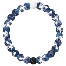 Lokai Unisex Mako Shark Round Blue/White Bracelet Water Resistant Size 6