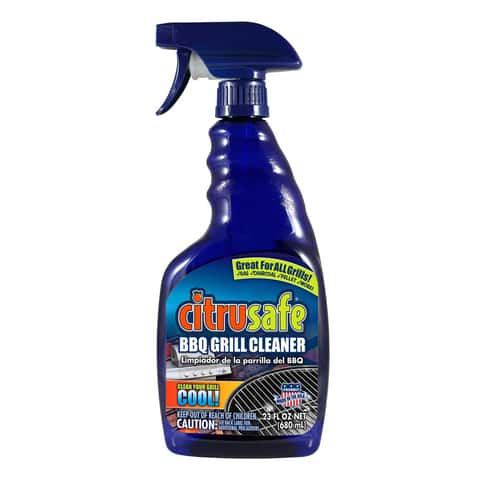 Citrusafe 23 oz. BBQ and Grill Cleaner Degreaser with Grill Scrubber Kit