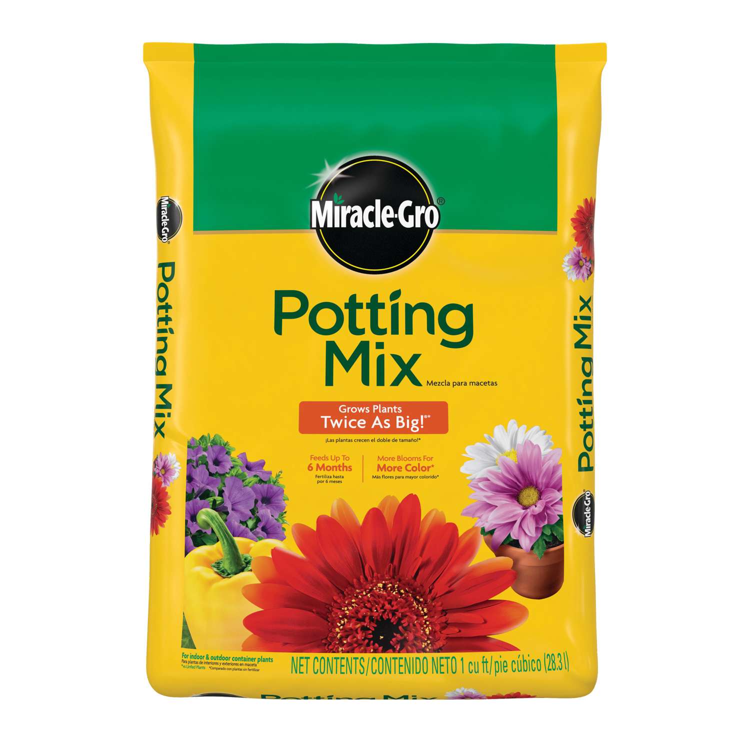 Miracle-Gro Flower and Plant Potting Mix 1 ft³ - Ace Hardware