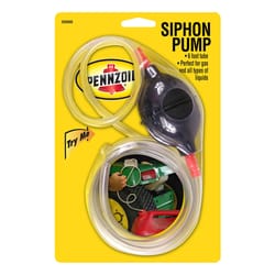 Pennzoil Hand Operated Plastic 72 in. Siphon Pump