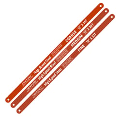 Century Drill & Tool 12 in. High Speed Steel Hacksaw Blade Set 32 TPI 3 pk