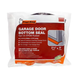 Frost King 2-1/4 in. W X 9 ft. L Rubber Garage Door Bottom Kit