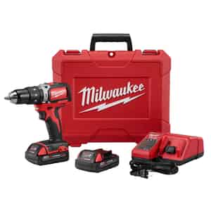 Milwaukee  M18  18 volt 1/2 in. Brushless Cordless Hammer Drill/Driver  Kit 1800 rpm 2 speed 