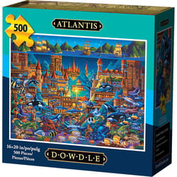 Dowdle Atlantis Personal Puzzle Cardboard/Paper Multicolored 500 pc