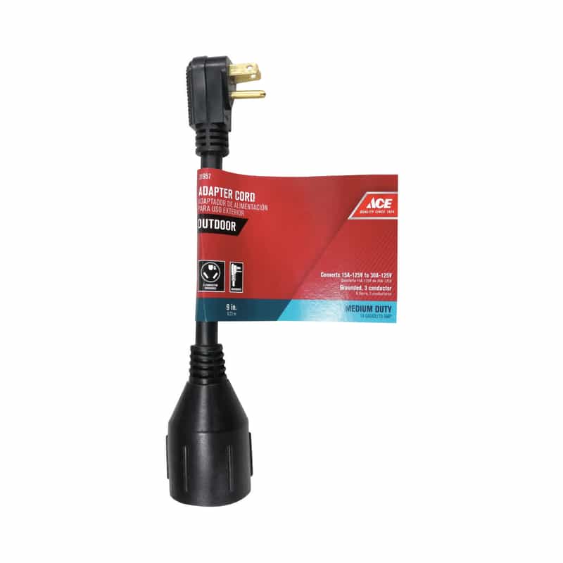 Ace 14/3 STW 125 volt 9 in. L Appliance Cord Ace Hardware