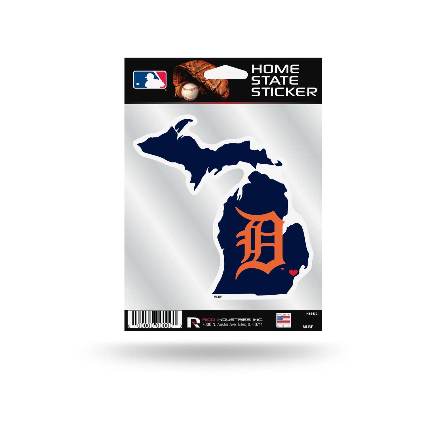 DETROIT TIGERS MLB Home & Away Jersey Christmas Ornament 2-Pack