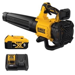 DeWalt 20V MAX DCBL722P1 125 mph 450 CFM 20 V Battery Handheld Blower Kit (Battery &amp; Charger)