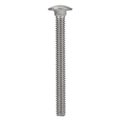 Hillman 1/4 in. X 2-1/2 in. L Stainless Steel Carriage Bolt 25 pk