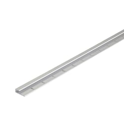 M-D BUILDING PRODUCTS 0.25 in. H X 1.1875 in. W X 96 in. L Satin Clear Clear Aluminum Molding