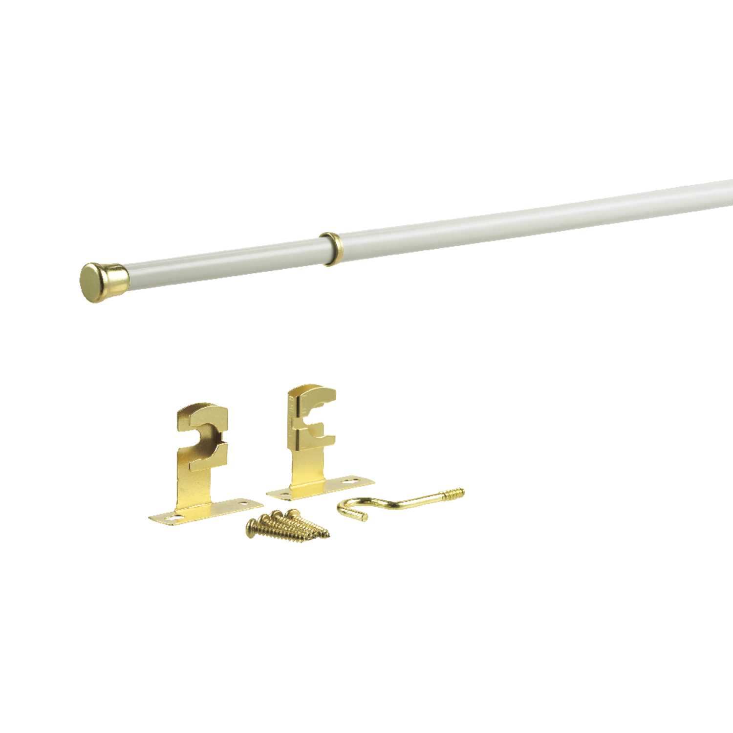 Kenney Enamel Sash Rod 84 in. L White Ace Hardware