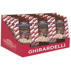 Ghirardelli Dark Chocolate/Peppermint Bark Chocolate Squares 7.7 oz