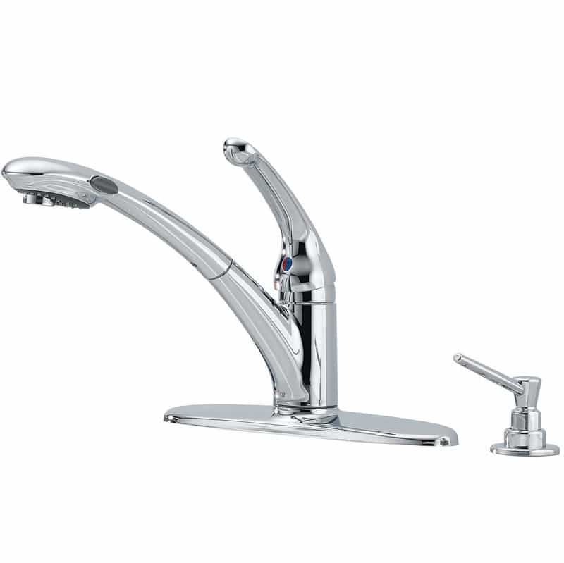 Delta Signature One Handle Chrome Pull Out Kitchen Faucet Ace Hardware