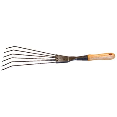 Lawn Garden 19 5 In L X 5 2 In W Steel Rake Wood Ace Hardware